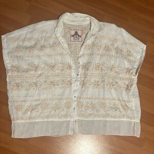 Johnny Was Tunic Button Up